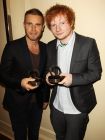 Gary Barlow и Ed Sheeran на Q Awards