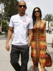 Nicole Scherzinger и Lewis Hamilton в Малайзия