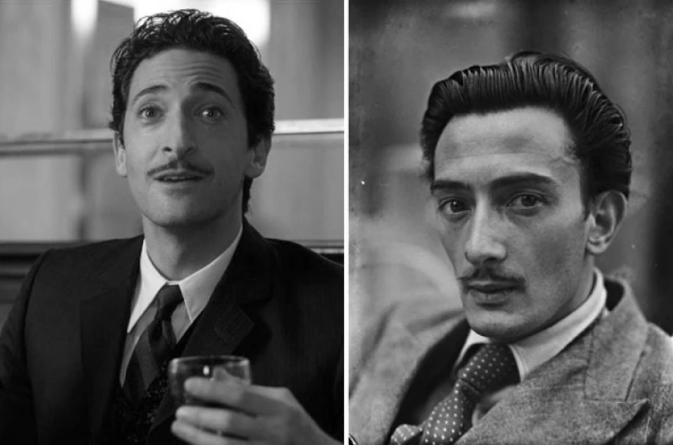 Adrien Brody: Salvador Dali, "Midnight In Paris"