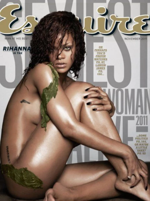 Rihanna гола за  Esquire