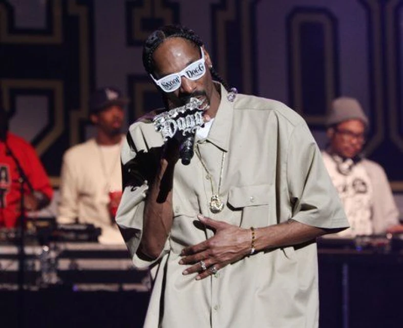 Snoop Dogg по време на концерт в Лос Анджелис