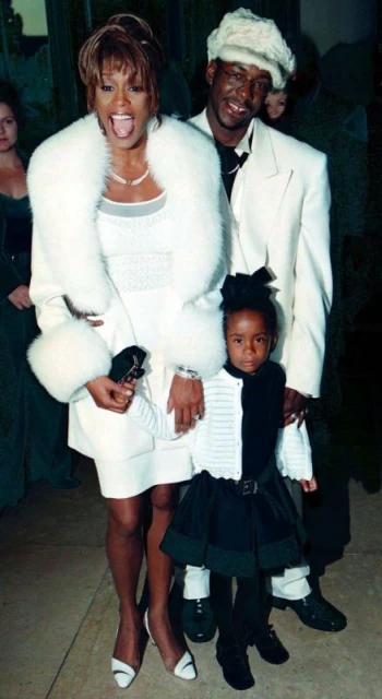 Whitney и Bobby с тяхната дъщера Bobbi Kristina
